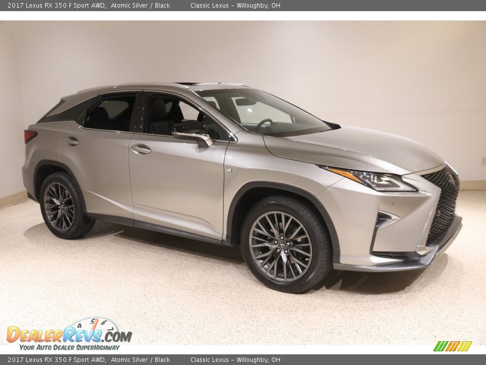 2017 Lexus RX 350 F Sport AWD Atomic Silver / Black Photo #1