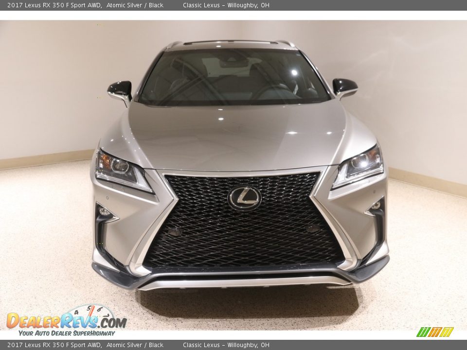 2017 Lexus RX 350 F Sport AWD Atomic Silver / Black Photo #2