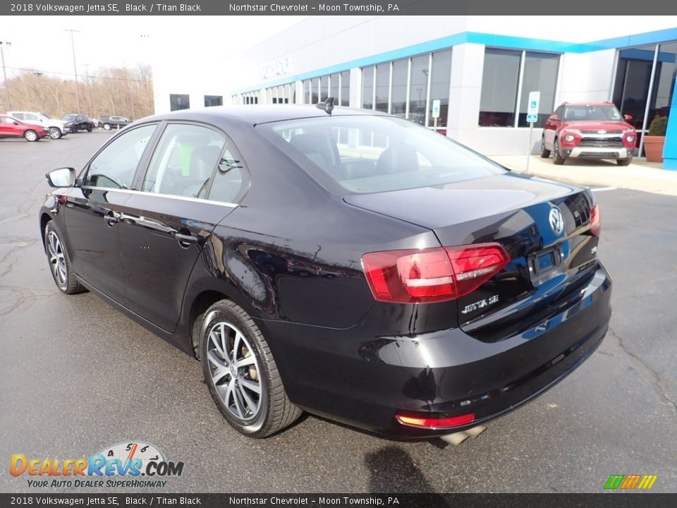 2018 Volkswagen Jetta SE Black / Titan Black Photo #4