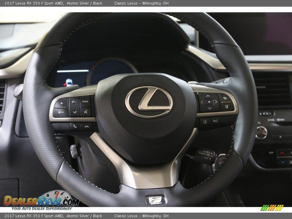 2017 Lexus RX 350 F Sport AWD Atomic Silver / Black Photo #7