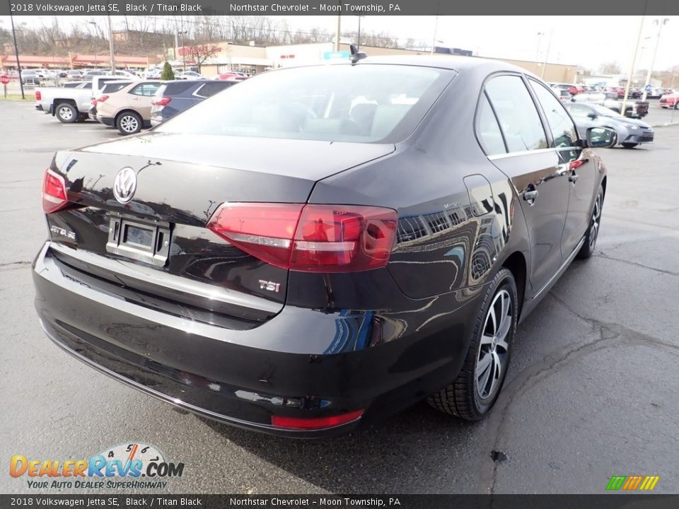 2018 Volkswagen Jetta SE Black / Titan Black Photo #8