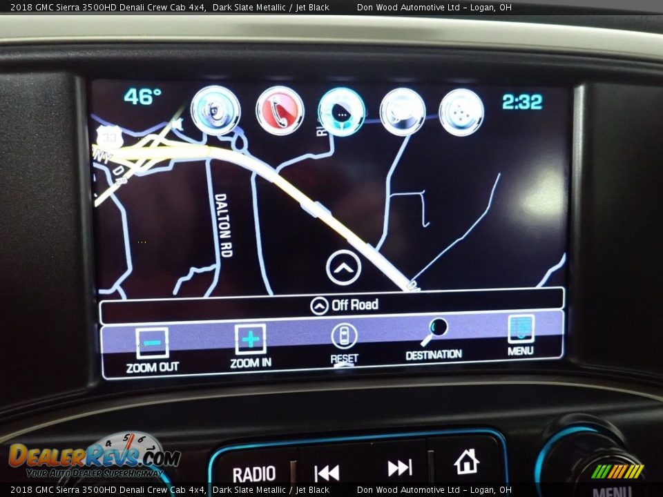 Navigation of 2018 GMC Sierra 3500HD Denali Crew Cab 4x4 Photo #5