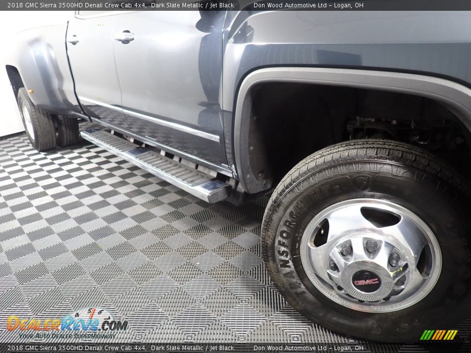 2018 GMC Sierra 3500HD Denali Crew Cab 4x4 Dark Slate Metallic / Jet Black Photo #7