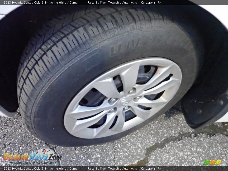 2013 Hyundai Sonata GLS Shimmering White / Camel Photo #2