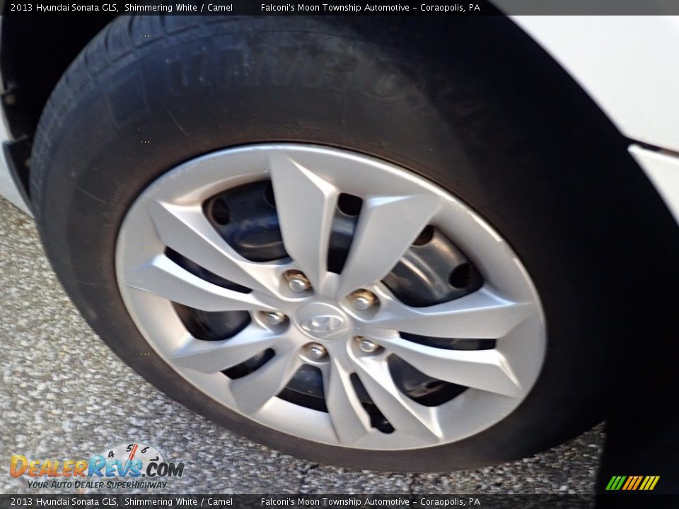 2013 Hyundai Sonata GLS Shimmering White / Camel Photo #5