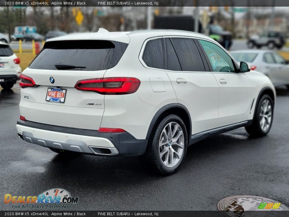 2020 BMW X5 xDrive40i Alpine White / Black Photo #24