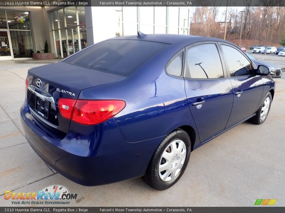 2010 Hyundai Elantra GLS Regatta Blue / Beige Photo #2