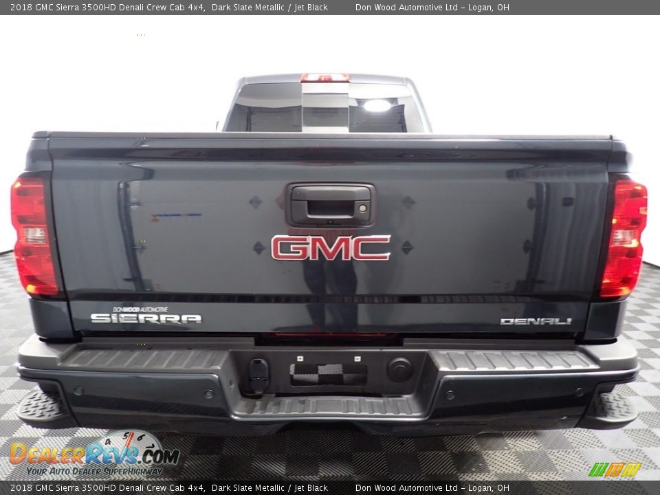 2018 GMC Sierra 3500HD Denali Crew Cab 4x4 Dark Slate Metallic / Jet Black Photo #15
