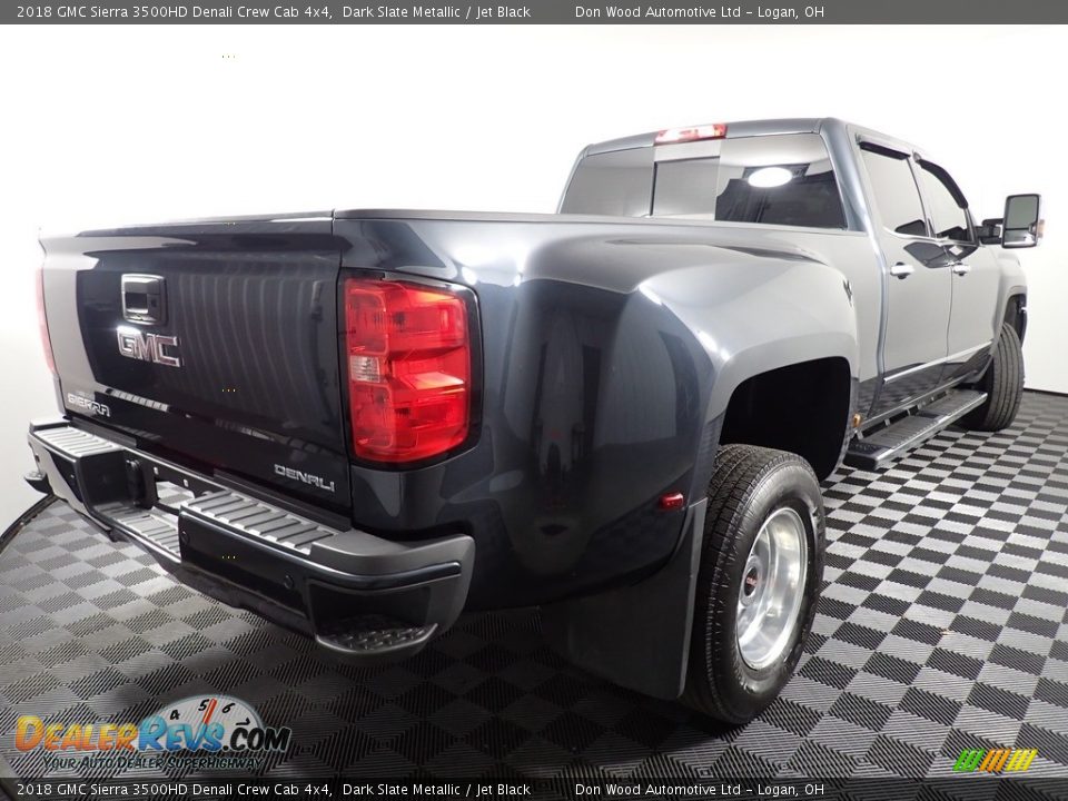 2018 GMC Sierra 3500HD Denali Crew Cab 4x4 Dark Slate Metallic / Jet Black Photo #18