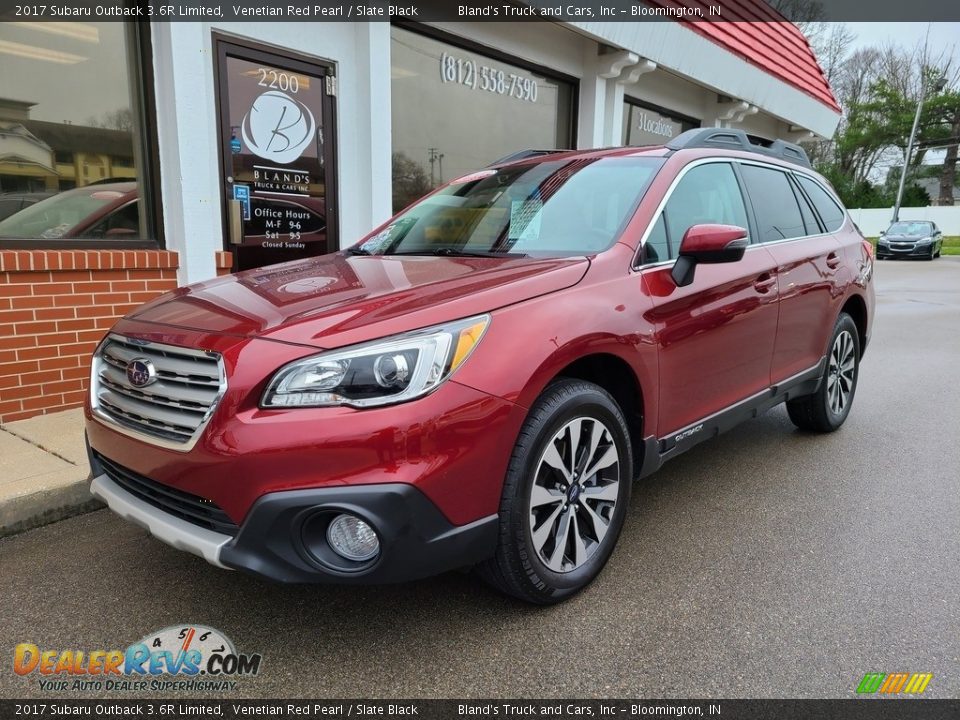 2017 Subaru Outback 3.6R Limited Venetian Red Pearl / Slate Black Photo #2