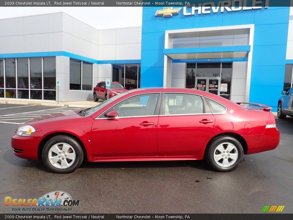 2009 Chevrolet Impala LT Red Jewel Tintcoat / Neutral Photo #3