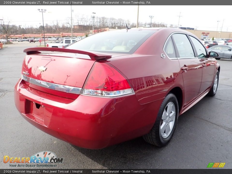 2009 Chevrolet Impala LT Red Jewel Tintcoat / Neutral Photo #7