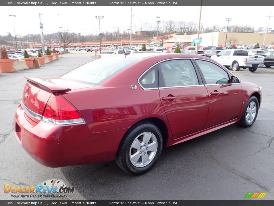 2009 Chevrolet Impala LT Red Jewel Tintcoat / Neutral Photo #8