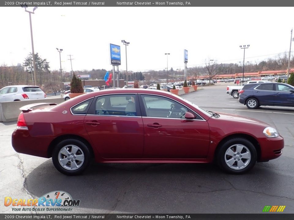 2009 Chevrolet Impala LT Red Jewel Tintcoat / Neutral Photo #9