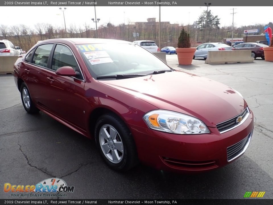 2009 Chevrolet Impala LT Red Jewel Tintcoat / Neutral Photo #10