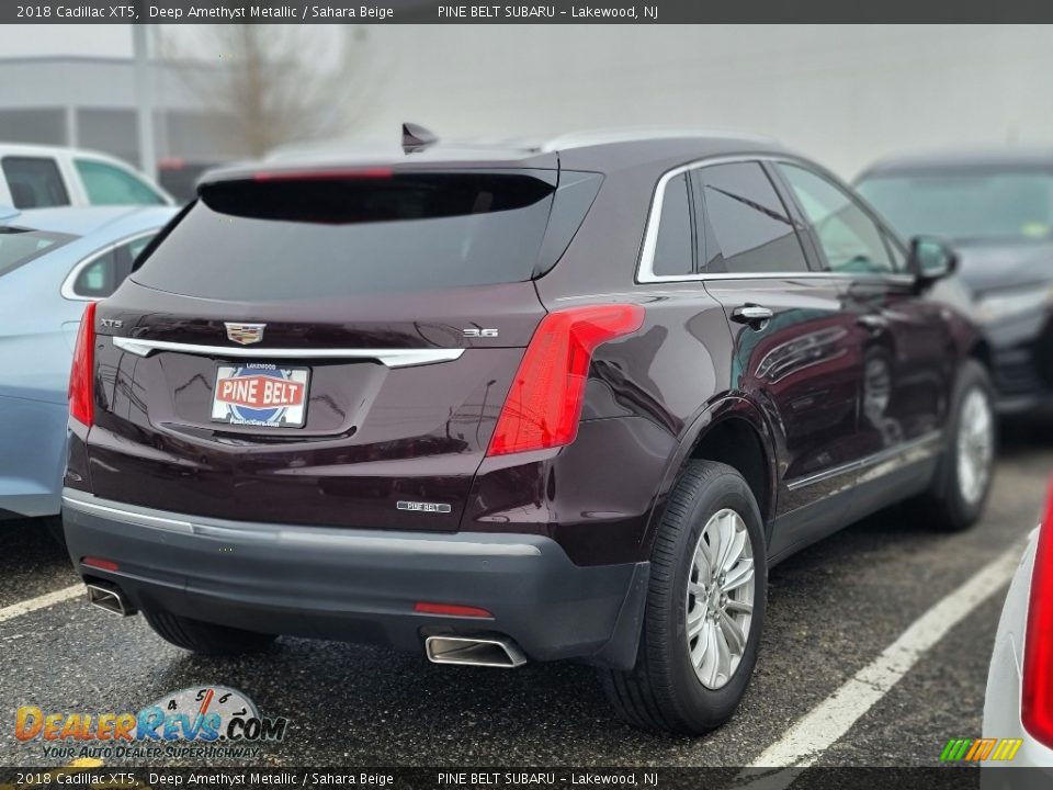 2018 Cadillac XT5 Deep Amethyst Metallic / Sahara Beige Photo #2