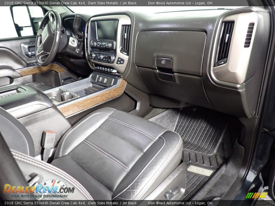 Dashboard of 2018 GMC Sierra 3500HD Denali Crew Cab 4x4 Photo #36