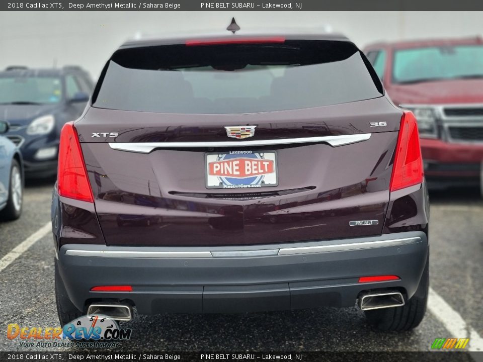 2018 Cadillac XT5 Deep Amethyst Metallic / Sahara Beige Photo #3