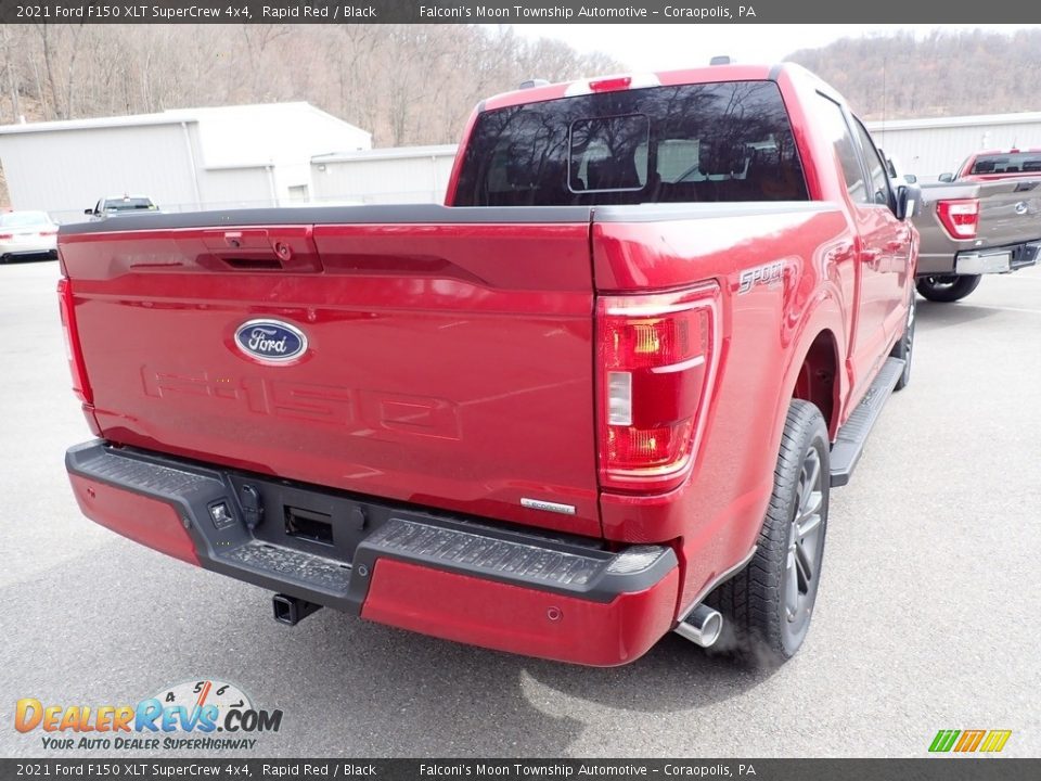 2021 Ford F150 XLT SuperCrew 4x4 Rapid Red / Black Photo #2