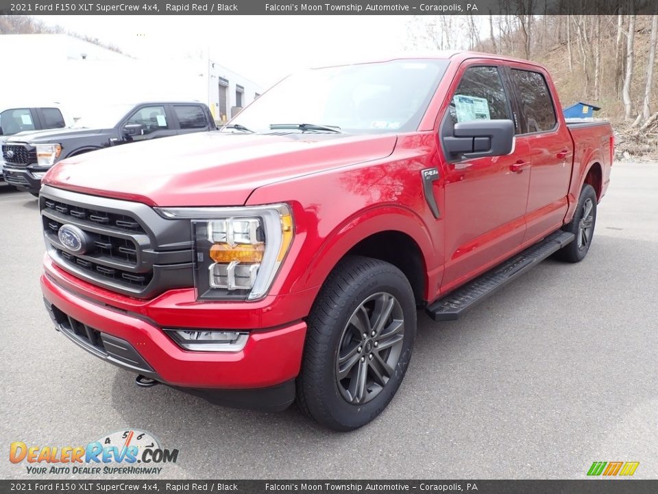 2021 Ford F150 XLT SuperCrew 4x4 Rapid Red / Black Photo #5