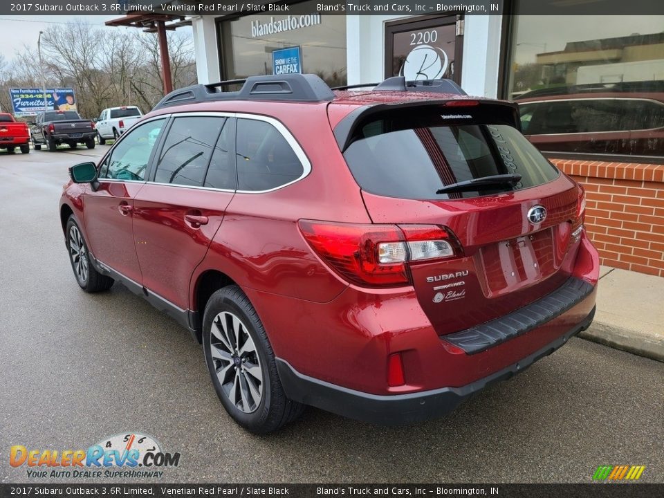 2017 Subaru Outback 3.6R Limited Venetian Red Pearl / Slate Black Photo #35