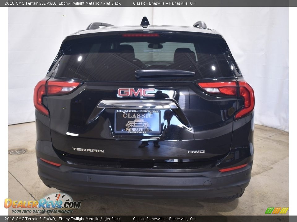 2018 GMC Terrain SLE AWD Ebony Twilight Metallic / ­Jet Black Photo #3