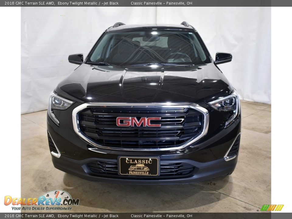 2018 GMC Terrain SLE AWD Ebony Twilight Metallic / ­Jet Black Photo #4