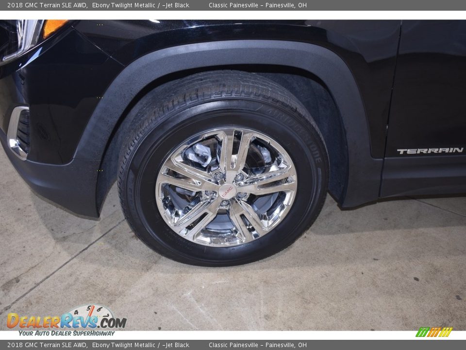 2018 GMC Terrain SLE AWD Ebony Twilight Metallic / ­Jet Black Photo #5