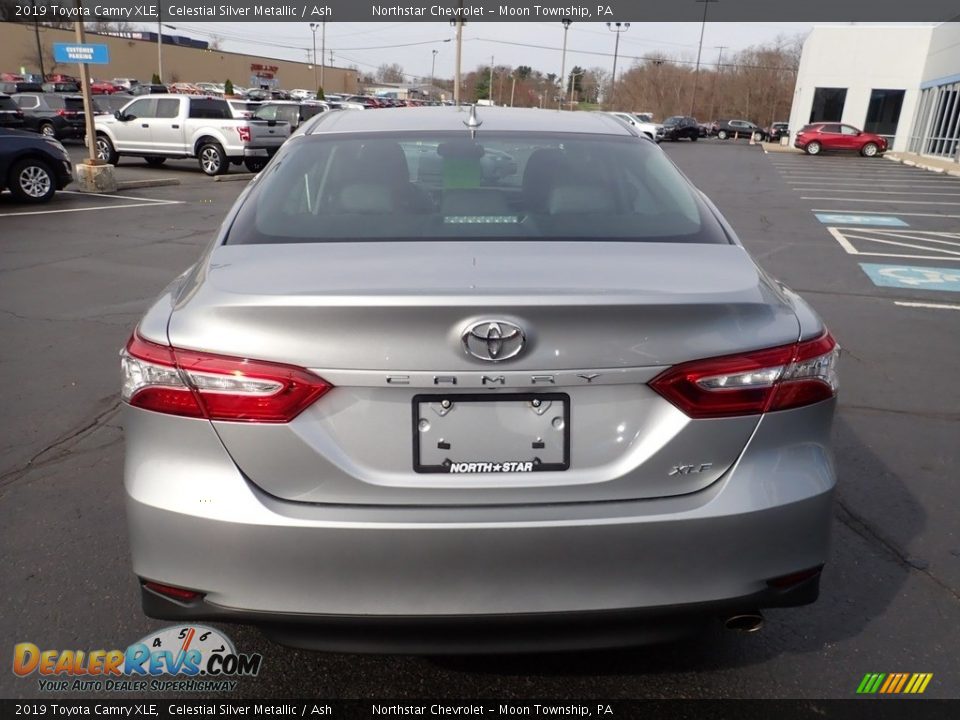 2019 Toyota Camry XLE Celestial Silver Metallic / Ash Photo #6