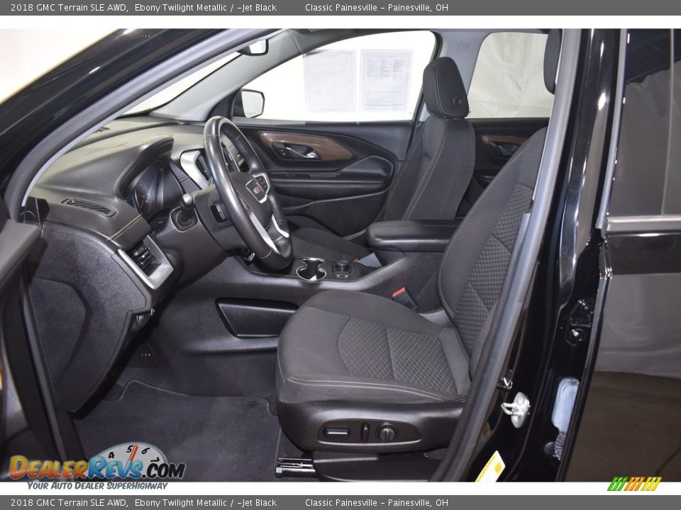 2018 GMC Terrain SLE AWD Ebony Twilight Metallic / ­Jet Black Photo #7