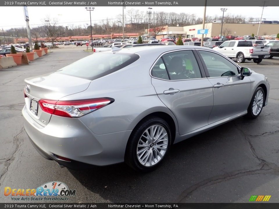 2019 Toyota Camry XLE Celestial Silver Metallic / Ash Photo #9