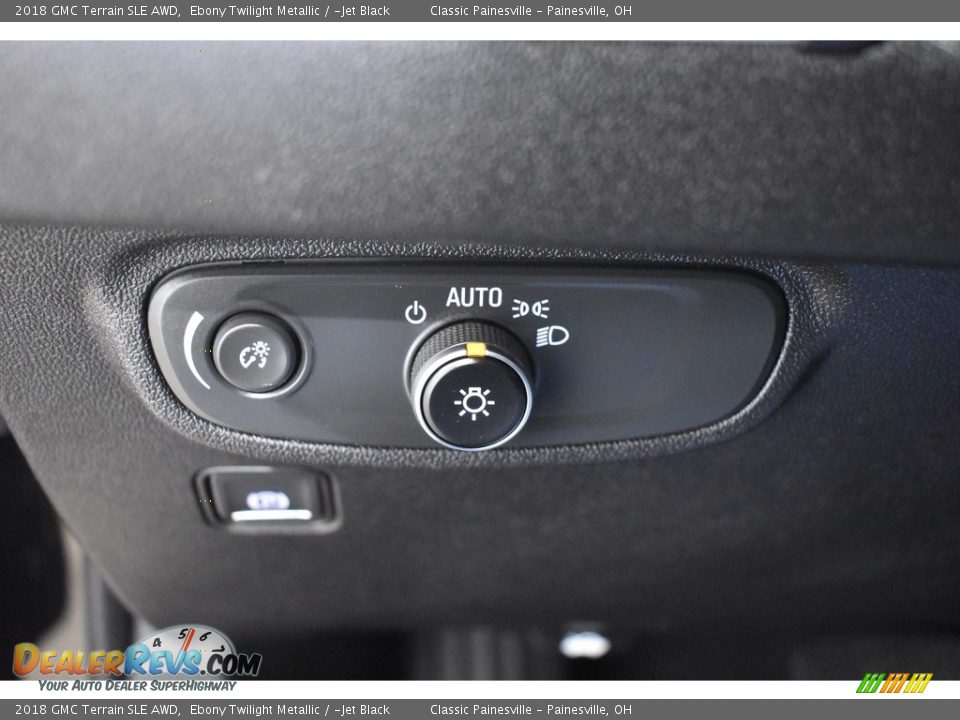 2018 GMC Terrain SLE AWD Ebony Twilight Metallic / ­Jet Black Photo #11