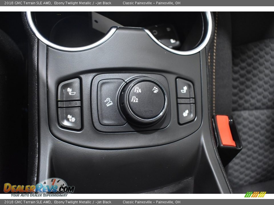 2018 GMC Terrain SLE AWD Ebony Twilight Metallic / ­Jet Black Photo #14