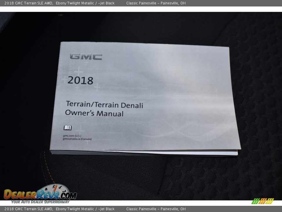 2018 GMC Terrain SLE AWD Ebony Twilight Metallic / ­Jet Black Photo #15