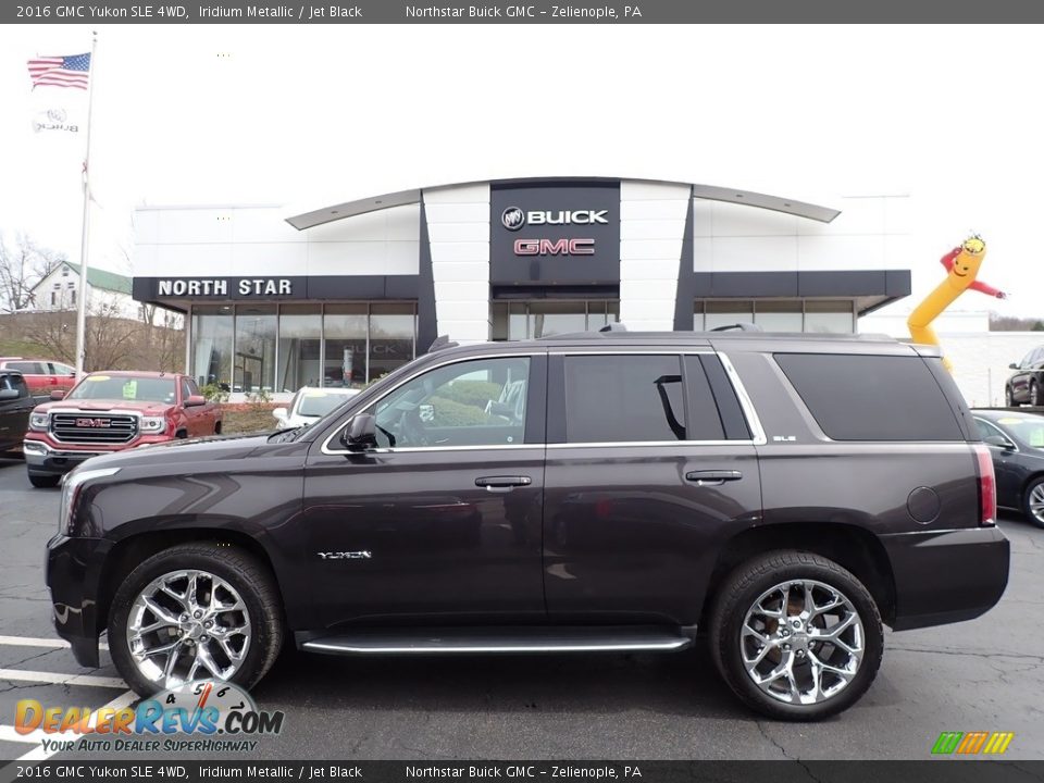 2016 GMC Yukon SLE 4WD Iridium Metallic / Jet Black Photo #14