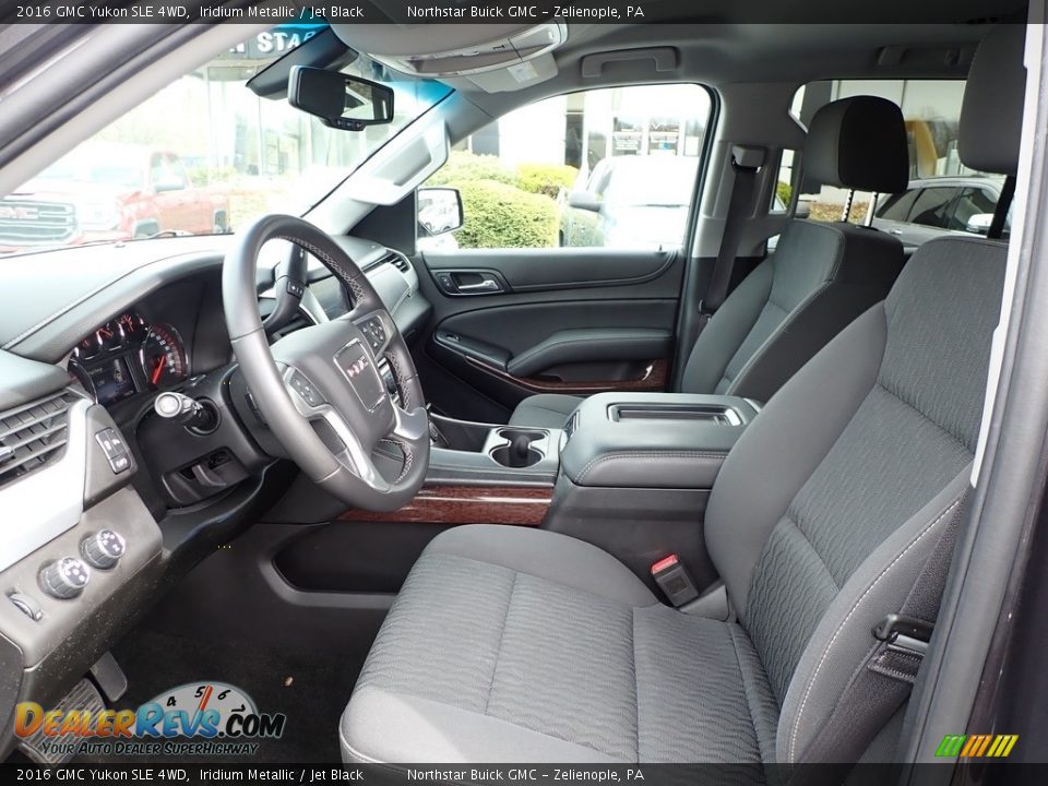 2016 GMC Yukon SLE 4WD Iridium Metallic / Jet Black Photo #17