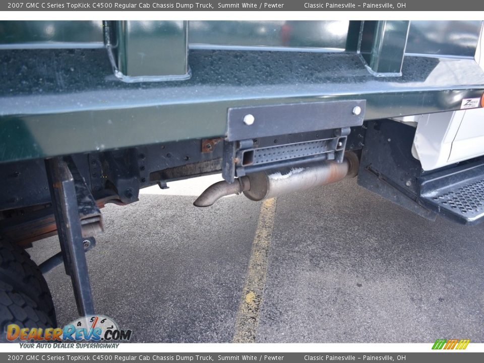2007 GMC C Series TopKick C4500 Regular Cab Chassis Dump Truck Summit White / Pewter Photo #12
