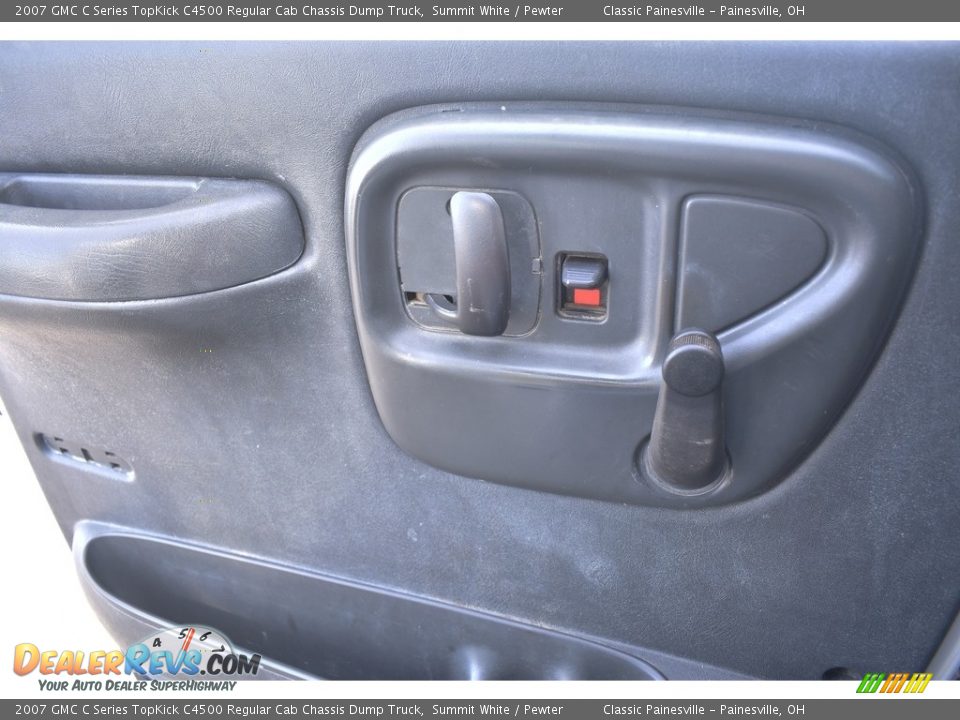 2007 GMC C Series TopKick C4500 Regular Cab Chassis Dump Truck Summit White / Pewter Photo #13