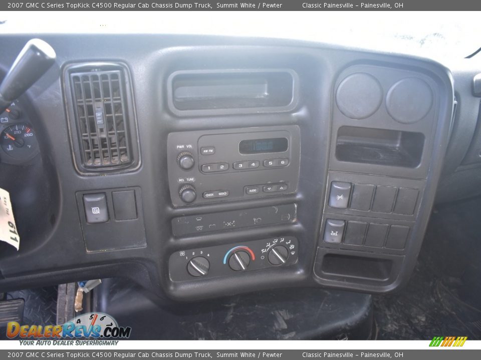 2007 GMC C Series TopKick C4500 Regular Cab Chassis Dump Truck Summit White / Pewter Photo #16