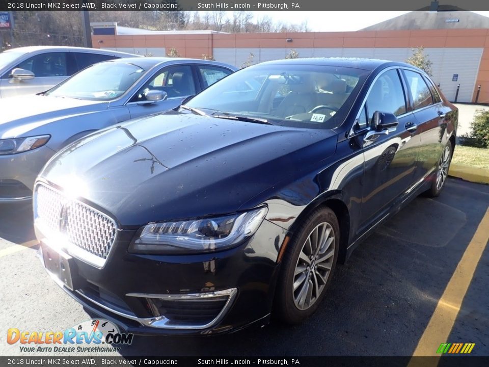 2018 Lincoln MKZ Select AWD Black Velvet / Cappuccino Photo #1