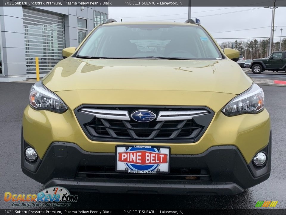 2021 Subaru Crosstrek Premium Plasma Yellow Pearl / Black Photo #3
