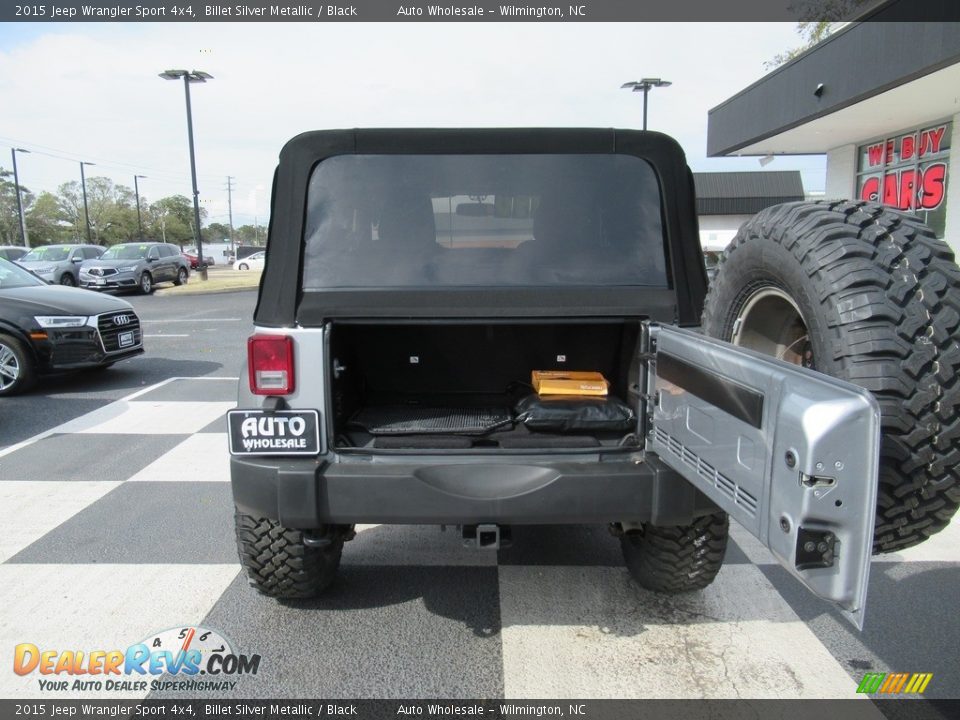 2015 Jeep Wrangler Sport 4x4 Billet Silver Metallic / Black Photo #5