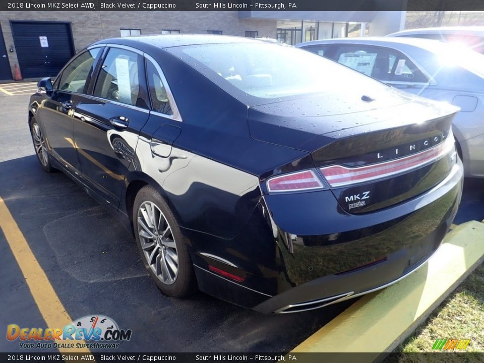 2018 Lincoln MKZ Select AWD Black Velvet / Cappuccino Photo #2