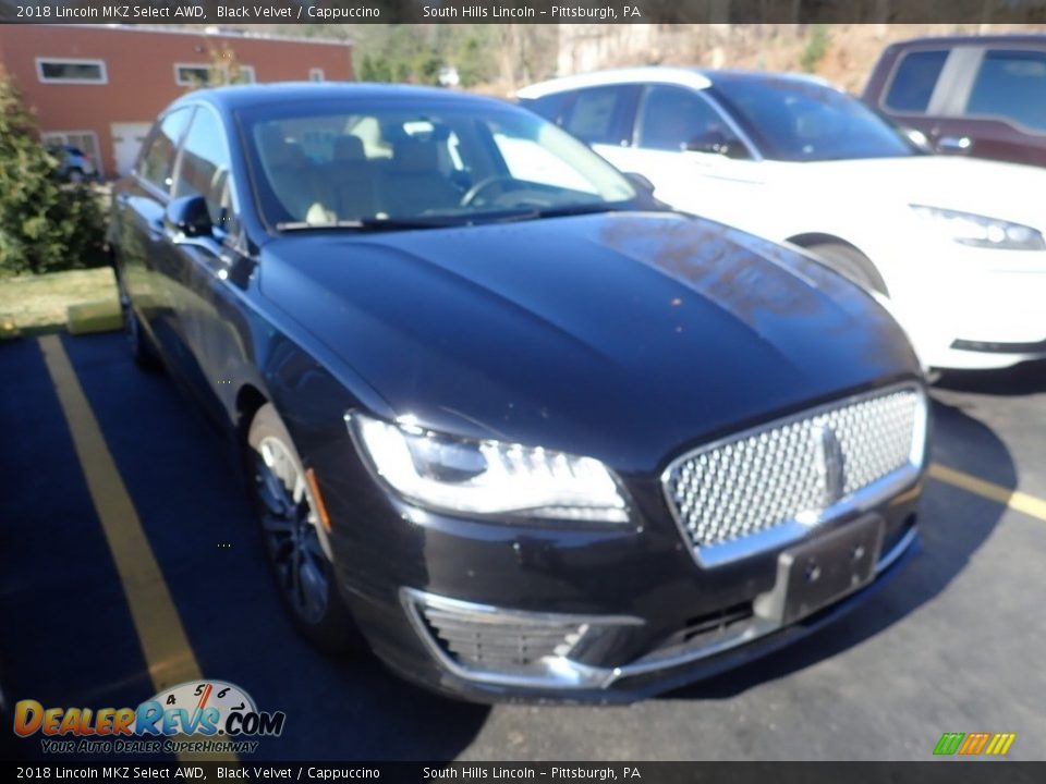 2018 Lincoln MKZ Select AWD Black Velvet / Cappuccino Photo #5