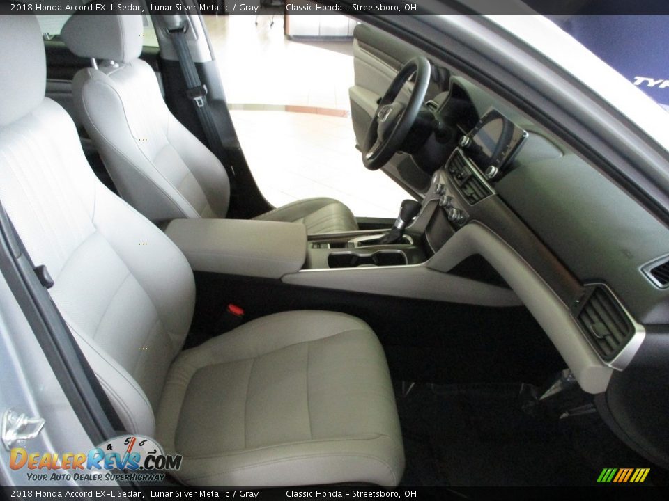 2018 Honda Accord EX-L Sedan Lunar Silver Metallic / Gray Photo #16