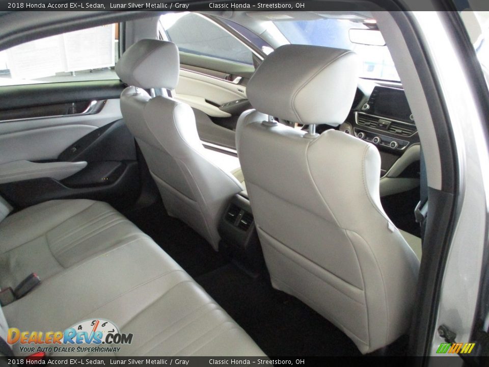 2018 Honda Accord EX-L Sedan Lunar Silver Metallic / Gray Photo #19