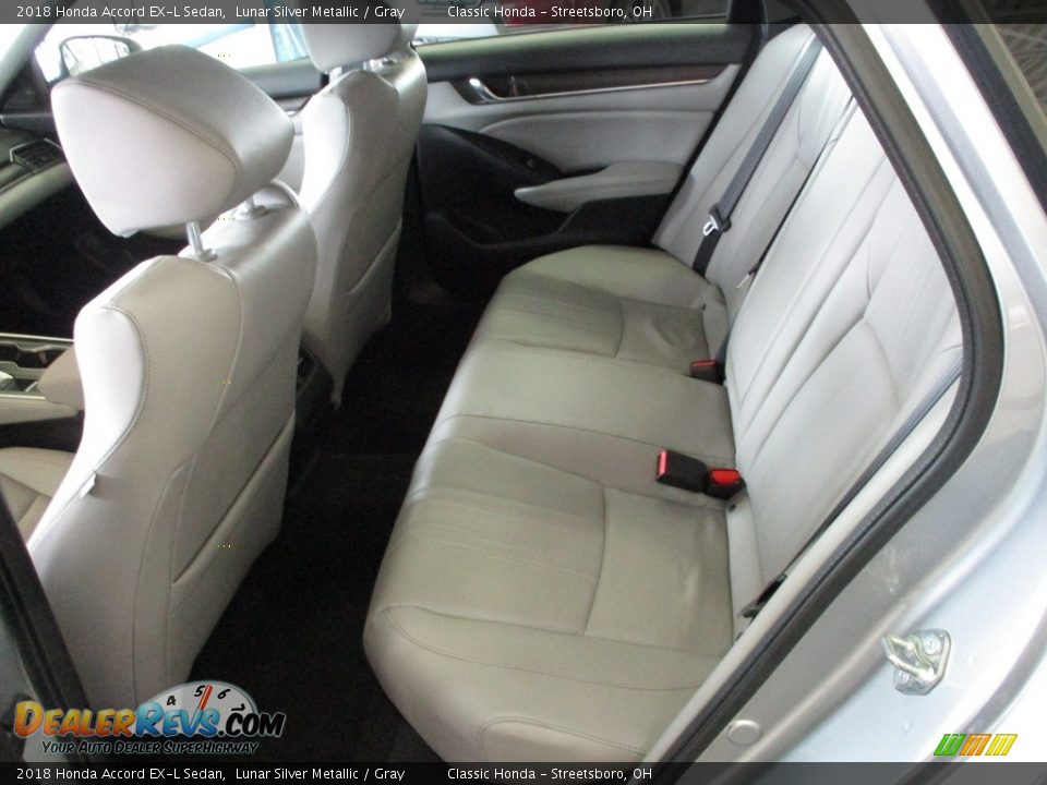 2018 Honda Accord EX-L Sedan Lunar Silver Metallic / Gray Photo #25