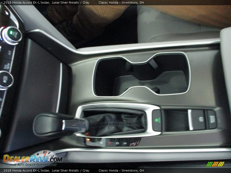 2018 Honda Accord EX-L Sedan Lunar Silver Metallic / Gray Photo #34