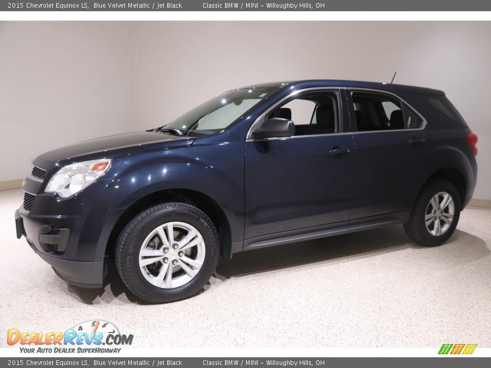 2015 Chevrolet Equinox LS Blue Velvet Metallic / Jet Black Photo #3