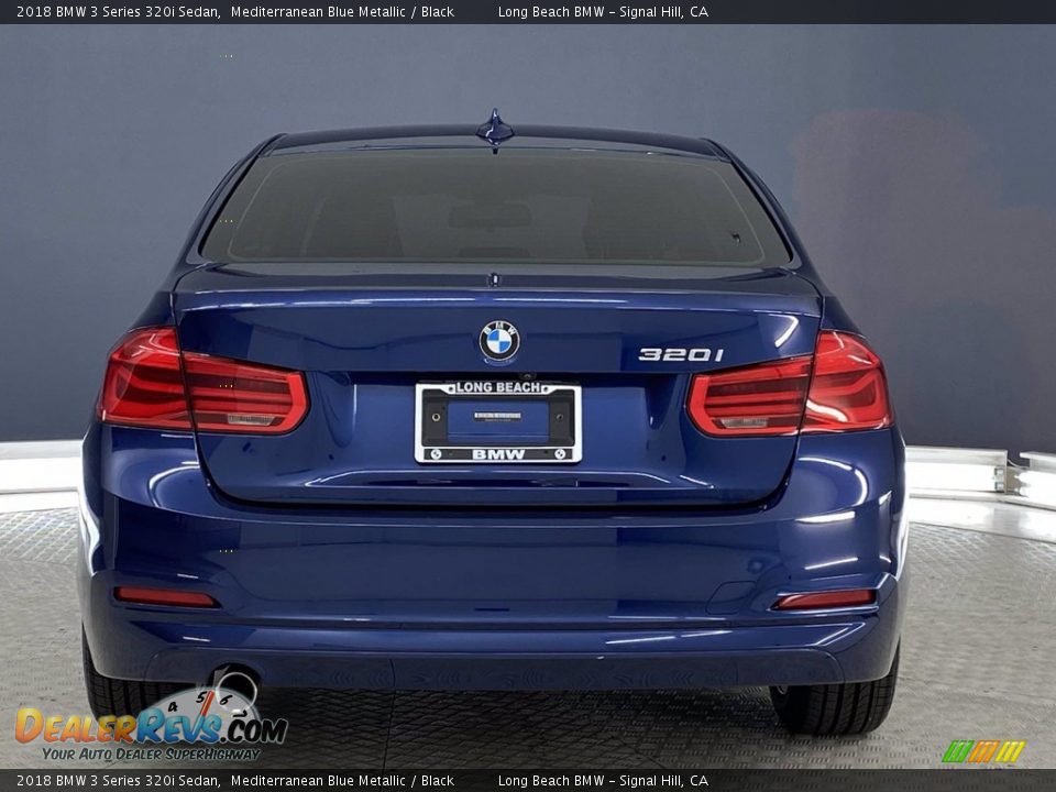 2018 BMW 3 Series 320i Sedan Mediterranean Blue Metallic / Black Photo #4